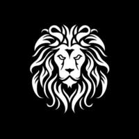 Lion - Minimalist and Flat Logo - Vector illustration