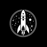 Space, Minimalist and Simple Silhouette - Vector illustration