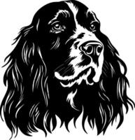 Cocker Spaniel - High Quality Vector Logo - Vector illustration ideal for T-shirt graphic