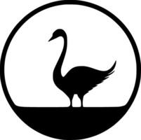 Swan - High Quality Vector Logo - Vector illustration ideal for T-shirt graphic