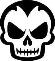 Skull, Minimalist and Simple Silhouette - Vector illustration