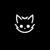 Cat, Black and White Vector illustration