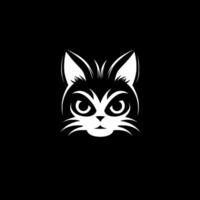 gato - minimalista y plano logo - vector ilustración