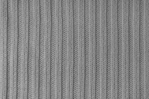 Jersey textile background , gray striped knitted fabric, cloth surface photo