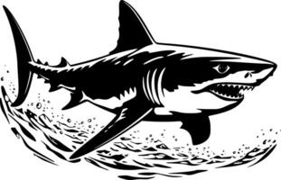 Shark - High Quality Vector Logo - Vector illustration ideal for T-shirt graphic