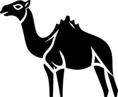 Camel, Minimalist and Simple Silhouette - Vector illustration