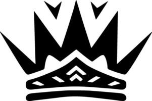 Crown - Minimalist and Flat Logo - Vector illustration