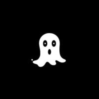 Ghost, Black and White Vector illustration