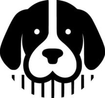 perro - minimalista y plano logo - vector ilustración