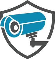 CCTV camera logo vector