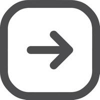 Straight pointed arrow icon. Black arrow pointing to the right. Black direction pointer, website design arrow graphics, vector isolated eps editable circular triangular shape going east direction