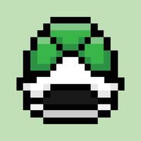 Turtle Shell Enemy Pixelation vector