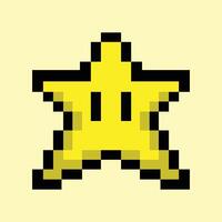 Star Game Pixelation vector