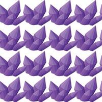 Purple crystal. Simple seamless pattern. Vector illustration.