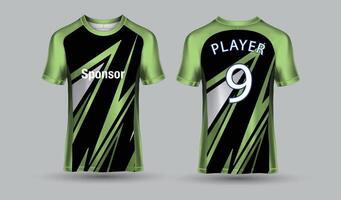 fútbol jersey diseño, juego de azar t camisa jersey modelo vector