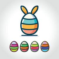 Easter Egg Hunt Vector illustration