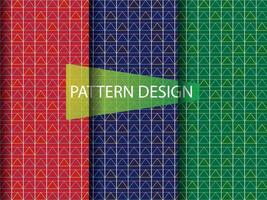 Geometric shape pattern design vector