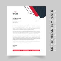 Abtract Letterhead Design Modern Business Letterhead Design Template vector