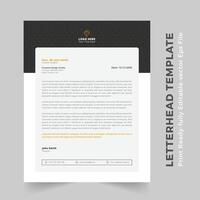 Abstract Letterhead design template layout vector