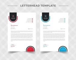 Business style letter head templates for your project design, Vector illustration.