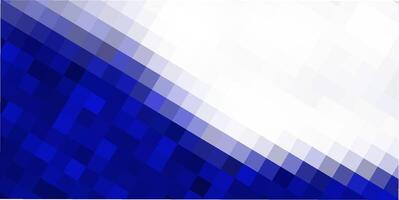 abstract blue and white pixelation background vector