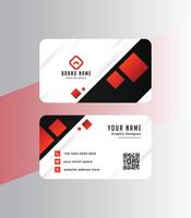 Simple Business Card Layout vector