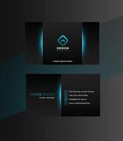 Simple Business Card Layout vector