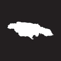 Jamaica map icon vector