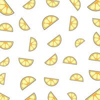 Lemon vector background