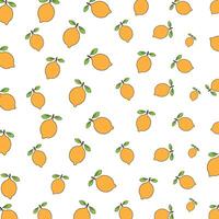 Lemon vector background