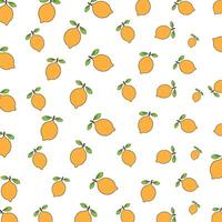 Lemon vector background