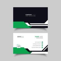 clean professional business card template vector