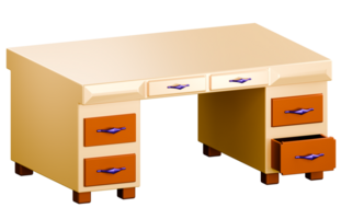 3d simples mesa Projeto png