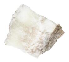 raw pinnoite mineral isolated on white photo