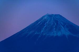 un puesta de sol de Monte Fuji cerca suruga costa en shizuoka largo Disparo foto