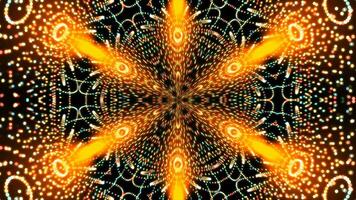 Abstract symmetry kaleidoscope with many circles, 3d rendering backdrop, computer generating backdrop photo