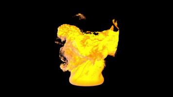 Abstract Fire tornado photo