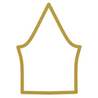 Islamic arch frame png