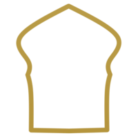 islamic båge ram png