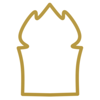 islamic båge ram png