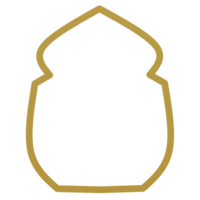 islamic båge ram png