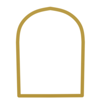 Islamic arch frame png