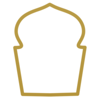 Islamic arch frame png