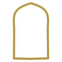 islámico arco marco png