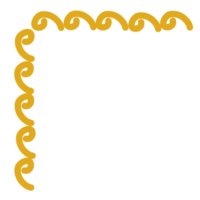 Gold Rahmen Ecke png