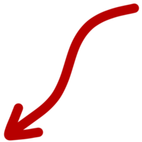 Red arrow element png