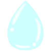 Water drop element png