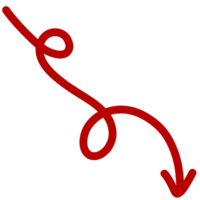 Red arrow element png