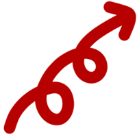 rood pijl element png