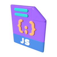 javascript Arquivo 3d ilustração ícone png